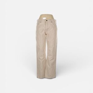 Zara Women's Straight Leg Jeans in Light Beige